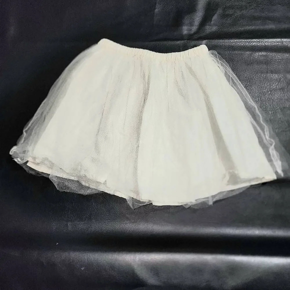 Mini Boden Girls Off White‎ Tulle Skirt 3 4 3T 4T - Picture 1 of 2
